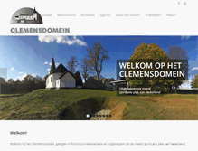 Tablet Screenshot of clemensdomein.nl